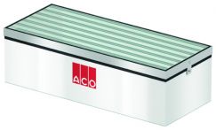 ACO Glasabdeckung mit 4-seitigem Aufstockelement Aufbauhöhe 290 mm für Kunststofflichtschächte