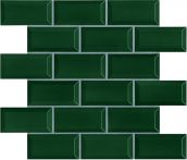 Agrob Buchtal Mosaik 5x10x0,65cm District racing green 45556H