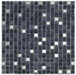 Bärwolf Mosaik 1,5 x 1,5 cm Tuscany Metal Black - GL-2495
