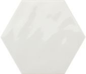 Bärwolf Wandfliese Loft Hexagon 17,3x15cm latte white gloss I KE-22101