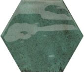 Bärwolf Wandfliese Loft Hexagon 17,3x15cm emerald green gloss I KE-22110