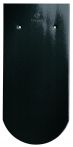 Creaton KLASSIK - Biber Flächenziegel 18x38 cm Rundschnitt FINESSE | schwarz | glasiert (Tondachziegel)