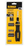 DEWALT DWHT68001-0 Universal-Bits-Schraubendreher mit Ratsche - inkl Bits-Set 10-teilig