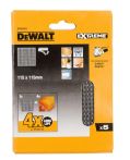 DEWALT DTM302.-QZ Schleifgitter EXTREME Universal Longlife 115 x 115 mm quadrat - 5 Stück