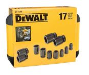 DEWALT DT7506-QZ  Steckschlüssel-Set EXTREME IMPACT 17-teilig schlagfest - 1/2" / 6 - 27 mm