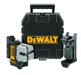 DEWALT DW089K-XJ Selbstnivellierender Multi-Kreuzlinien-Laser rot mit 3 Strahlen - mit Wandhalterung und Transportbox