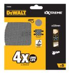 DEWALT DTM868.-QZ Schleifgitter EXTREME Universal Abrasive Mesh ROS Sheet Ø 225 mm Diameter rund - 5 Stück