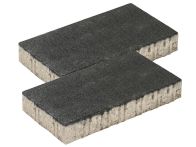 Diephaus Pflasterstein Lineo Basalt mit Glimmer PE2