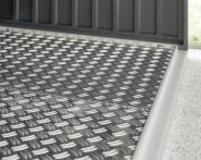 EcoStar Aluminium-Riffelblechboden für Kaminholzregal - Typ 1
