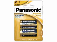 HaWe Batterie Alkaline Power Panasonic, Baby C 1,5 V, 2 Stck./Pack. Art.Nr. 100.02