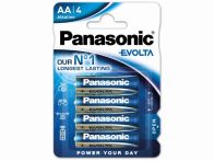 HaWe Batterie Alkaline Evolta Panasonic, Mignon AA 1,5 V, 4 Stck./Pack. Art.Nr. 350.03