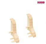 Haro Zwischenstück Ahorn Kunststoff für 19x39mm geschwungen (2 Stück/Pack), Art. Nr.: 408723