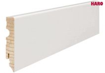 Haro Stecksockelleiste 15x80mm 2,2m weiß foliert strong, matt-optik, Art. Nr.: 411051