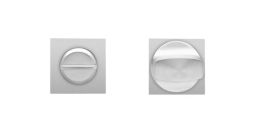 Karcher Design Minirosette EZ140Q BAD / WC quadratisch | Edelstahl matt | 30 x 30 mm