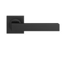Karcher Design Rosettengarnitur Seattle OS quadratisch, ohne Schlüsselrosette | Kosmos schwarz