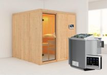 Karibu Systemsauna Rodin naturbelassen - Fronteinstieg