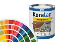 Koralan Designlasur Wunschfarbe nach RAL (Mischfarbe) - incl. Rührholz