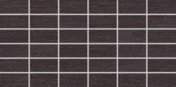 Lasselsberger Mosaik 30x60cm FASHION DDMBG624 5x10 schwarz matt