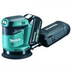 Makita Akku-Exzenterschleifer 2x18V/5,0 Ah und Ladegerät, im MAKPAC DBO180RTJ