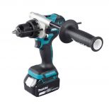 Makita Akku-Schlagbohrschrauber 18V / 5,0 Ah inkl. 2x 5,0 Ah Akku, Ladegerät und MAKPAC