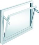 MEA Kunststoff-Fenster MEALON Kipp mit Einfachverglasung 5 mm 60 x 40 cm