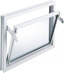 MEA Kunststoff-Fenster MEALON Kipp ISO mit Isolierglas 24 mm 60 x 40 cm