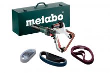 Metabo Rohrbandschleifer RBE 15-180 Set (602243500) Stahlblech-Tragkasten