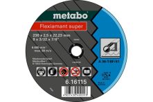 Metabo Flexiamant super 115x2,0x22,23 Stahl, Trennscheibe, gekröpfte Ausführung (616100000)