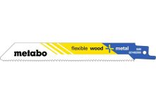 Metabo 25 Säbelsägeblätter, Holz+Metall, Serie flexible, 150x 0,9 mm, BiM, 1,8-2,6 mm/ 10-14 TPI (628246000)