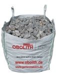 Obolith Kalkstein Splitt 22/32 - Ziersplitt im BigBag Muschelkalk