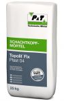 P&T Topolit Fix Plast 04 Schachtkopfmörtel Körnung 0-4 mm - 25 Kg