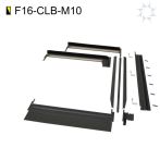 Viridian PV Clearline Fusion M10 Hochformat-Eckumbausatz F16-CLB-M10