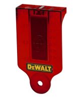 DEWALT DE0730-XJ Laser-Zieltafel rot - mit Magnethalterung