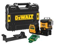 DEWALT DCE089NG18-XJ Akku-Multi-Kreuzlinien-Laser grün 12 V / 18 V / 2Ah / 3x 360° Grad selbstnivellierend - Basisversion mit Transportkoffer