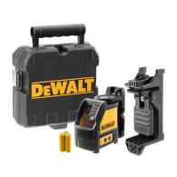 DEWALT DW088CG-XJ Kreuzlinien-Laser grün selbstnivellierend - mit Wandhalterung und Transportbox