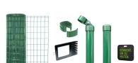 Alberts Maschendraht-Zaun-Set Fix-Clip Pro, zum Einbetonieren, in verschiedenen Höhen+Längen, grün
