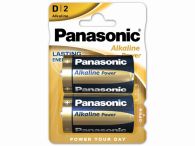 HaWe Batterie Alkaline Power Panasonic, Mono D 1,5V, 2 Stck./Pack. Art.Nr. 100.01