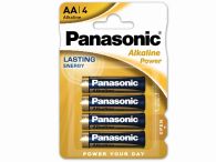 HaWe Batterie Alkaline Power Panasonic, Mignon AA 1,5 V, 4 Stck./Pack. Art.Nr. 100.03