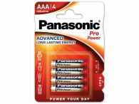 HaWe Batterie Alkaline Pro Power Panasonic, Micro AAA 1,5 V, 4 Stck./Pack. Art.Nr. 200.04