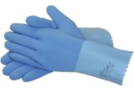 HaWe Chemikalien-Schutzhandschuhe - blau