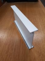 Meeth Kopplungsprofil PVC K5 | Tiefe: 1400 mm | Breite: 85 mm | Weiß