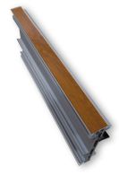 Meeth Verbreiterungsprofil 77er PVC | 15x70 mm | Tiefe: 2200 mm | Golden Oak/Golden Oak