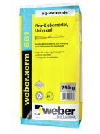 weber.xerm 861 Fliesenkleber hellgrau - 25kg