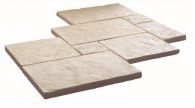 Weserwaben Opus Terrassenplatten Set | 60,5/40/19,5x40/19,5x3,2 cm